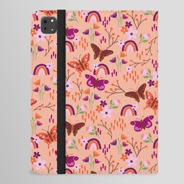 Rainbows & Wings (Peach) iPad Folio Case