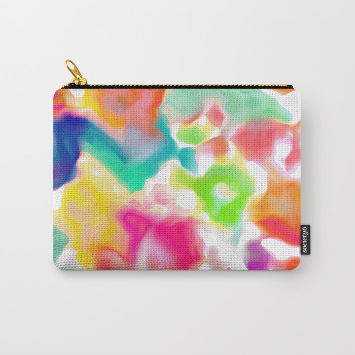 Watercolor Blotches Carry-All Pouch