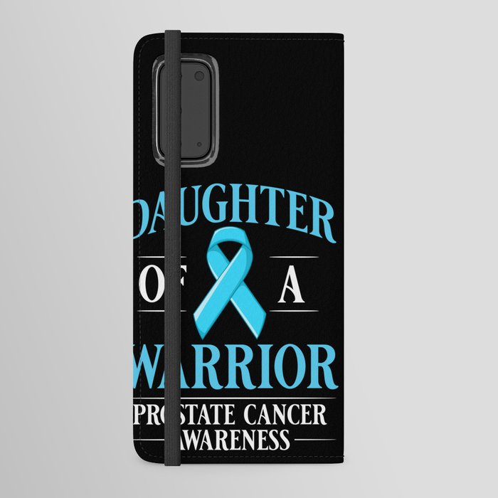Prostate Cancer Blue Ribbon Survivor Awareness Android Wallet Case