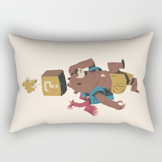 banjo block Rectangular Pillow