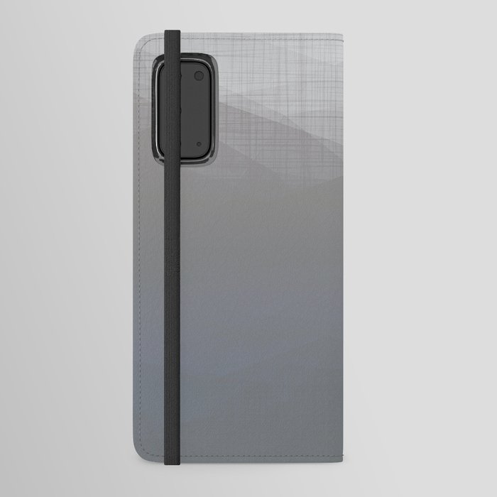 Soft Gray Morning Scenery Android Wallet Case