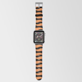 Tiger Wild Animal Print Pattern 324 Orange and Black Apple Watch Band