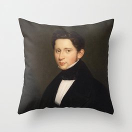 Portrait of a Man Throw Pillow