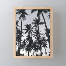 California Palm Trees Framed Mini Art Print