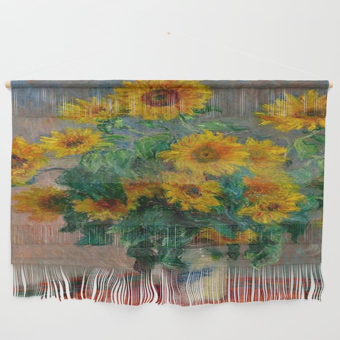 Claude Monet - Bouquet of Sunflowers 1881 Wall Hanging