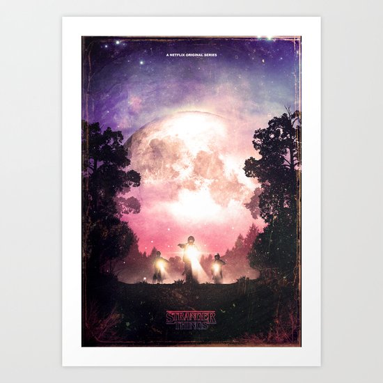Stranger Things Art Print