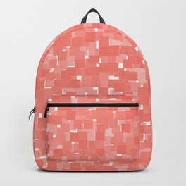 Peach Echo Pixels Backpack