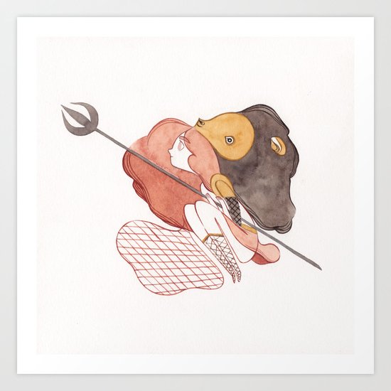 gladiator Art Print