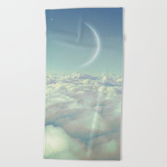 Dream Above The Clouds Beach Towel