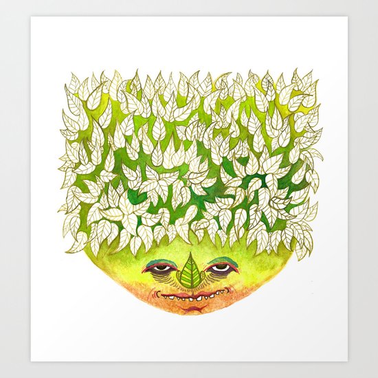 Majestic Leaf Art Print