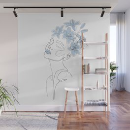 Blue Lily Beauty Wall Mural