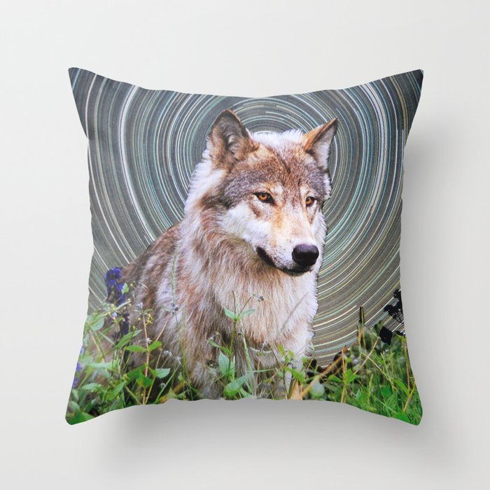 wolf pillow pet