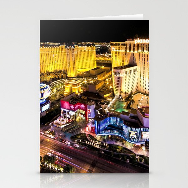 Las Vegas Nevada Skyline Stationery Cards
