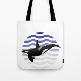 Whale logo design  Tote Bag