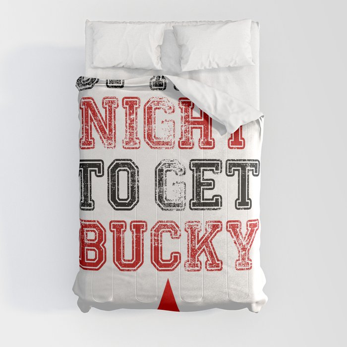 Up All Night Bucky Barnes Comforter