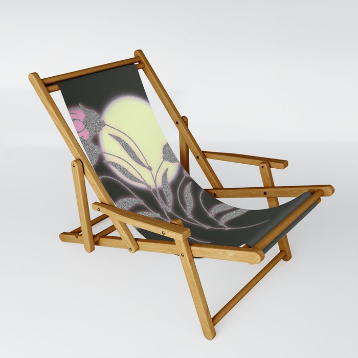 Droopy Moody Flowers Sling Chair