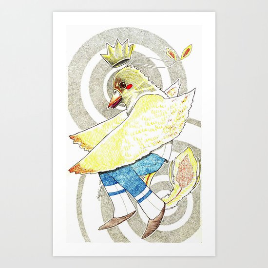 PrinceBird Art Print