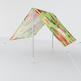 Trendy Summer Pattern with Apples, pears and peaches Sun Shade
