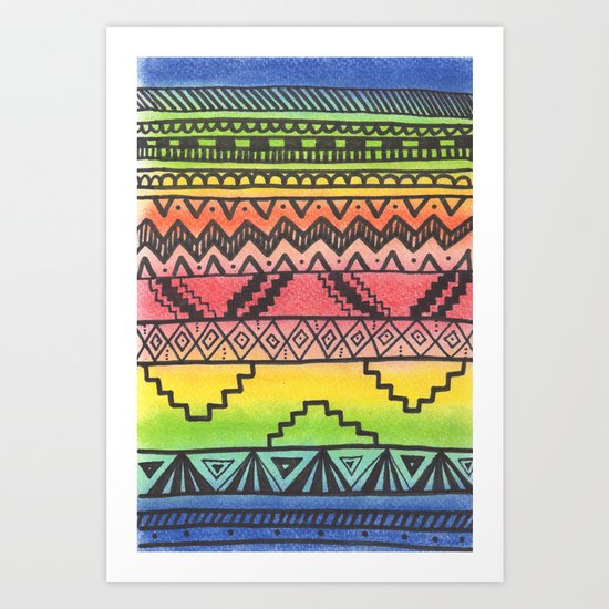 Tribal #3 Art Print