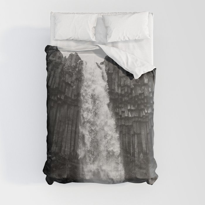 Svartifoss Waterfall Iceland Comforter