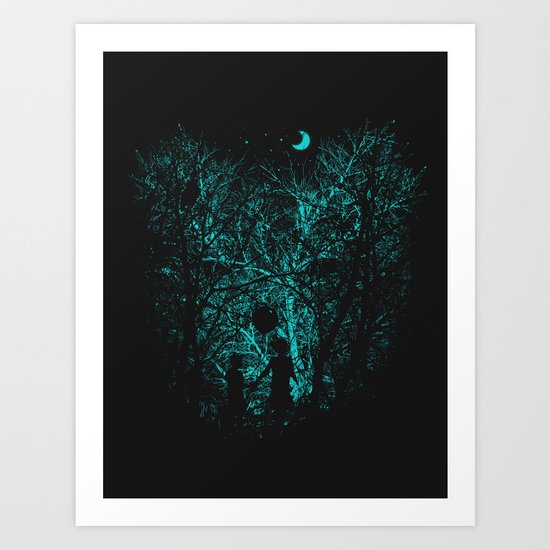 Into the Woods Art Print