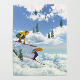 Pow Clouds Poster