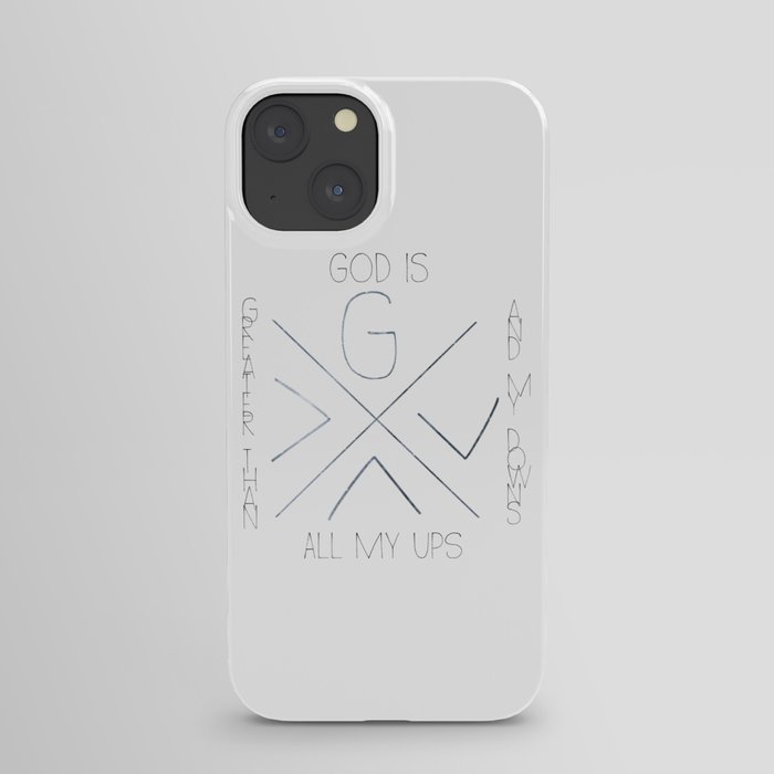 God is greater iPhone Case