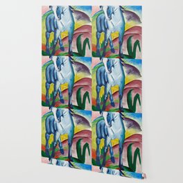 Blue Horse I  Wallpaper