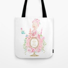 Marie Antoinette, Garden Tea, Let them eat Cake Tote Bag