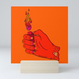 Lit Lighter Mini Art Print