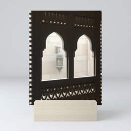 Windows at mosque, Oman photography series, no. 3 Mini Art Print