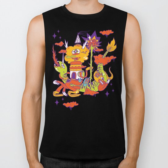 Steady Casting Spells Biker Tank