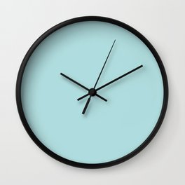 Robin's Egg Aqua Blue Wall Clock