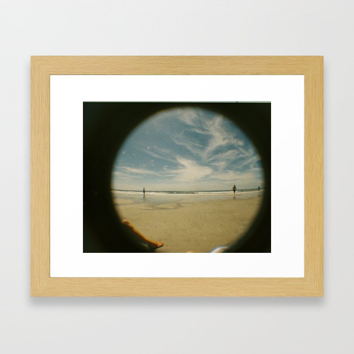 Vintage Beach Framed Art Print
