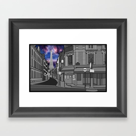 Paris: The Center of the Universe Framed Art Print