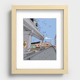 Leap into the Void Recessed Framed Print