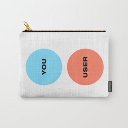You Are Not The User - UX Design Venn Diagram Carry-All Pouch | Usersfirst, Ux, Tech, Userinterface, Webdesign, Ui, Prototyping, Diagram, Designer, Sketch 