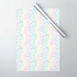 Rainbow Leopard Pattern Wrapping Paper