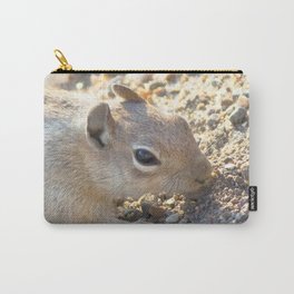 Watercolor Golden-Mantled Ground Squirrel 19, Rock Cut, RMNP, Colorado Carry-All Pouch
