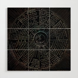 The Names of the Witches Wood Wall Art