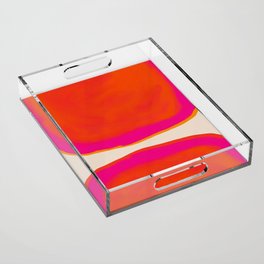 Overheat - Abstract Shapes Study Acrylic Tray