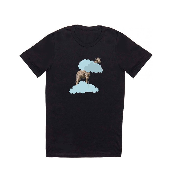 Giraff in the clouds . Joy in the clouds collection T Shirt