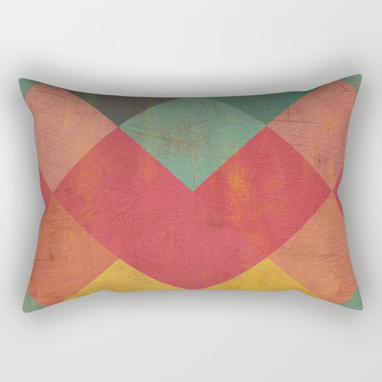 Aztec Vintage Pattern 11 Rectangular Pillow