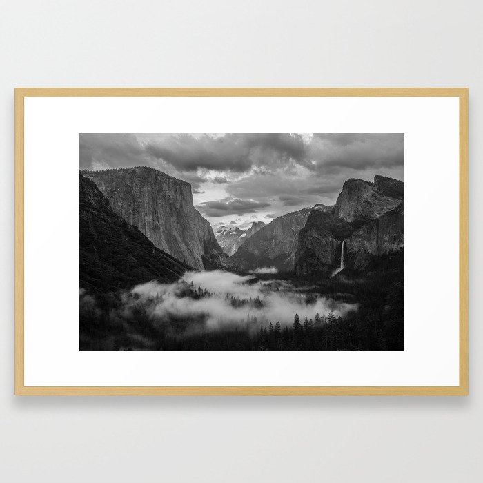 Tunnel View - Yosemite National Park Framed Art Print