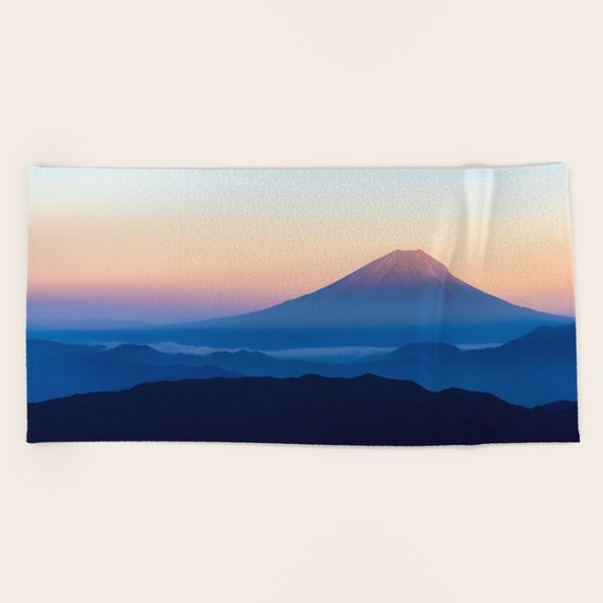 Mount Fuji Beach Towel