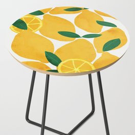 Lemons print Canvas Poster Wall Decor Side Table