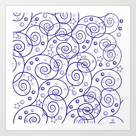 Abstract pattern. Art Print