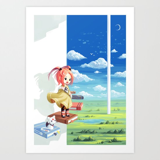 Tower of Wisdom Art Print