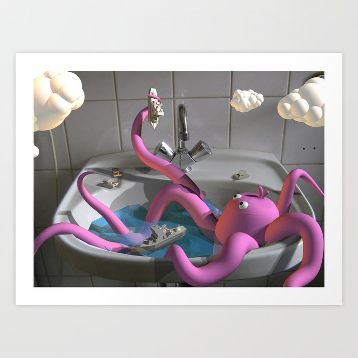 octopus Art Print