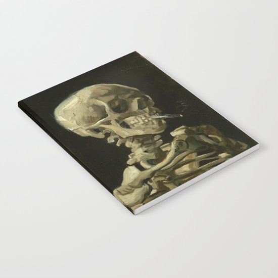 Vincent van Gogh - Skull of a Skeleton with Burning Cigarette Notebook